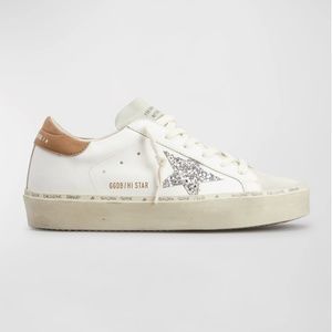 Golden Goose Hi Star Glitter Low Top Sneakers - Size 39